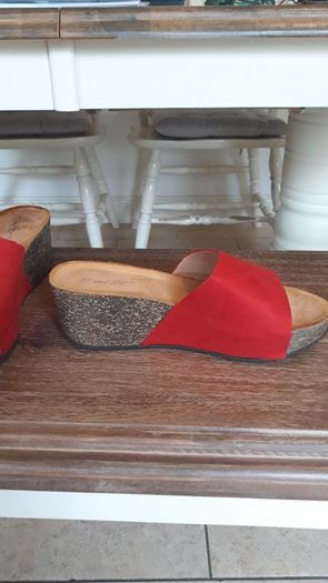 Lovely red sandals