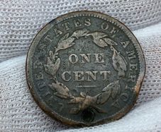 USA 1838 Large Cent Coronet Head