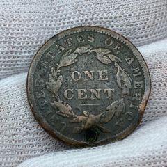 USA 1838 Large Cent Coronet Head