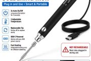 USB Soldering Iron with Type-C Plug-in Design Three-Temperature-Setting Mini Soldering Iron 300 450C