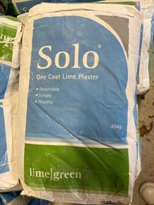 Lime green solo plaster and Adhesive & undercoat
