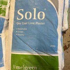 Lime green solo plaster and Adhesive & undercoat