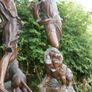 Vintage Collectible Metal Sculptures French Art Deco Sculptures 22" Image 9
