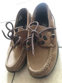 New AV8 brown deck shoes -34