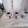 Tara Glasswork Lovely Set Of Three  Bubble Base Night Light Candles Holder. Image 7