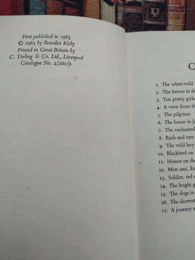 Benedict  Kiely, 1st edition,signed by Author.Benedict Kiely