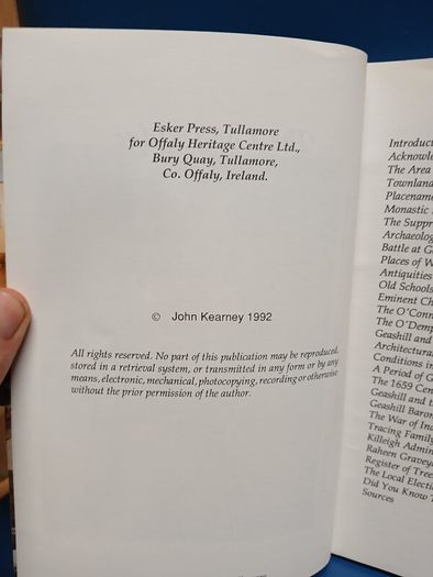 Killeigh, Offaly local history