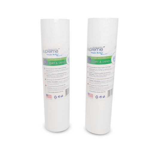 Sediment Water Filter Cartridges 10"x2.5" Pack of 2