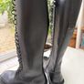 New Black Tall Boots Image 5