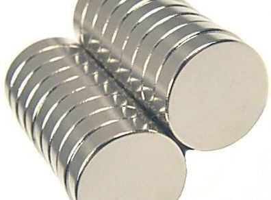 15x3 mm Cylindrical N35 Neodymium Magnet