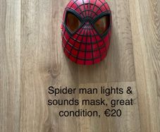 Spider man lights & sounds mask
