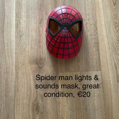 Spider man lights & sounds mask