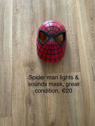 Spider man lights & sounds mask