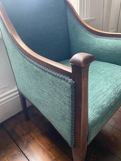 Restored Edwardian Sofa & 2 armchairs