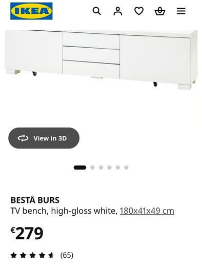 Ikea Besta TV Unit