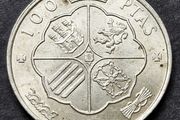 1966 (67) Spain 100 Pesetas - Francisco Franco Silver coin