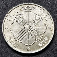 1966 (67) Spain 100 Pesetas - Francisco Franco Silver coin