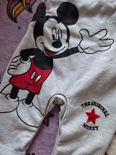 6-9m, Mickey Mouse Soft Dungarees