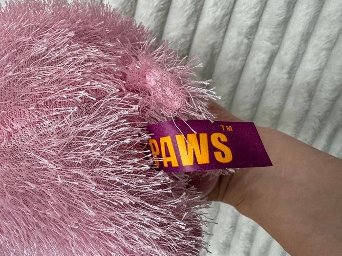 Plush Pig Paws with flowers pink Paws Dirty Please look at the pictures