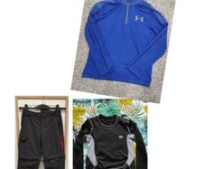 Outdoor trousers and tops set for age 8-9.