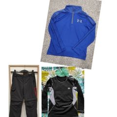 Outdoor trousers and tops set for age 8-9.