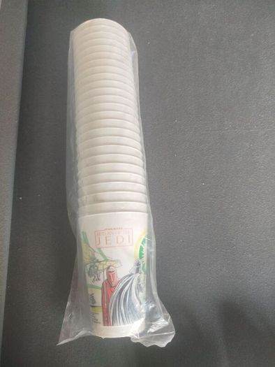 Vintage 1983 Star Wars "Return of the Jedi" Coca-Cola Plastic Cups - Unused Deadstock (Lot of 29)