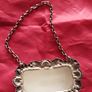Exquisite 1933 Sterling Silver Sherry Decanter Label Image 3