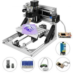 CNC Router Kit Wood Router Kit 500mw Laser Engraver GRBL Control DIY CNC Machine 3 Axis PCB PVC Milling Machine with Offline Controller 300x180x45mm (FREE SHIPPING)
