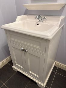 Burlington 650mm 2 Door Floorstanding Vanity Unit With Basin