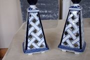 Ceramic Blue and White Holders