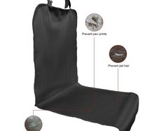 Car Seat Mat Pet Carrying Rear Seat Cover Waterproof Anti-Dirty Anti-Scratch Protector Mat Cat Dog Safety Travel