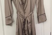 Francis Brennan Champagne Satin Dressing Gown BNWT
