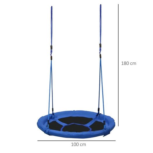 NEW SALE |  Round Tree Swing 100cm - Blue
