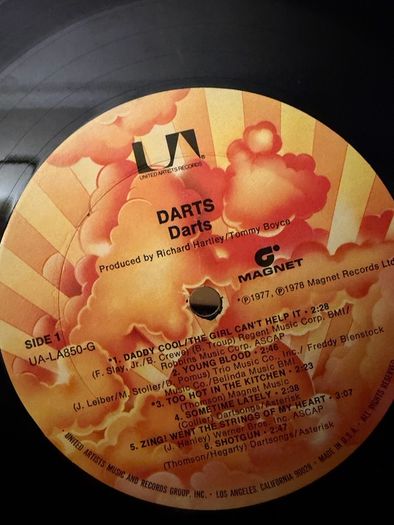 Darts Darts 1978 US Vinyl LP