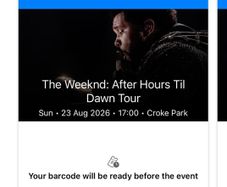 The Weeknd Seating Tickets (2)