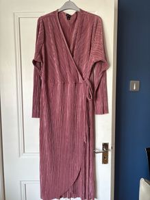 blush coloured dress
