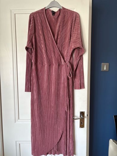 blush coloured dress