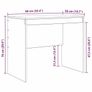 Desk with Drawer 2 pcs White Image 5