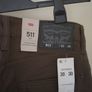 Levi's 511 slim brown pants/jeans Image 2