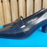Ladies real leather shoes heels Roberto Gonzalez Spanish leather size 39.5 uk 6 SALE Image 2
