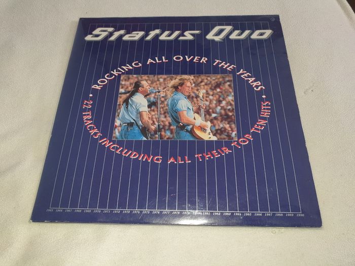 Double Vinyl LP Status Quo Rockin All Over The World