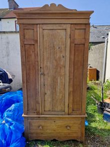 pitch pine wardrobe