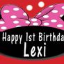 Personalised Minnie Mouse Birthday Party banner Image 2