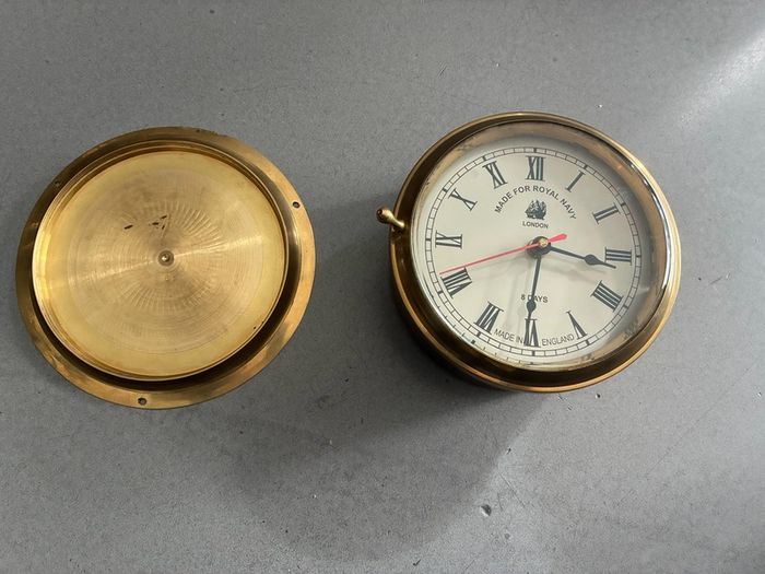 Brass ships clock.