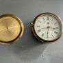 Brass ships clock. Image 6