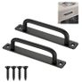 6ft Barn Door Rail, Handles, Locks and Floor Guides Image 3