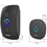 Outdoor Wireless Doorbell Waterproof Smart Home Door Bell Chime Kit LED Flash Security Alarm Welcome House Image 2