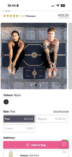 Liforme Yoga Knee Pad Mat