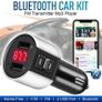 Wireless Bluetooth Car Kit FM Transmitter Radio MP3 Player USB Charger Hands free Handsfree Image 4