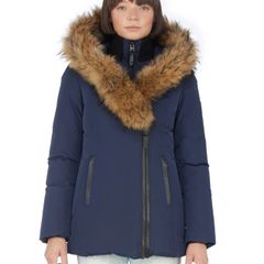 Mackage Adali Down Coat with Natural Fur Signature Mackage Collar